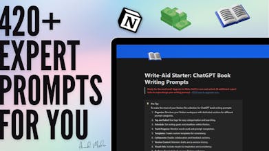 Write-Aid: Book Writing GPT-4 Prompts gallery image