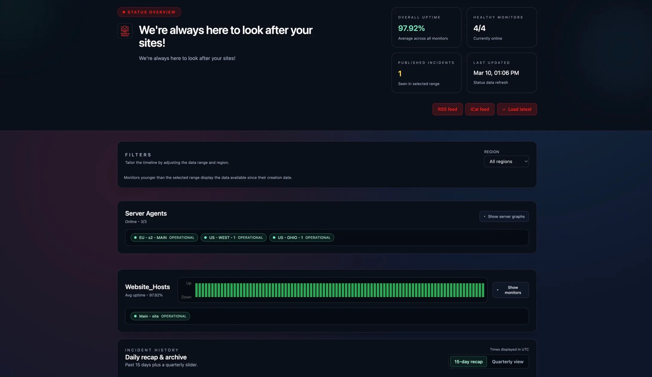 xUptimeMonitor product banner