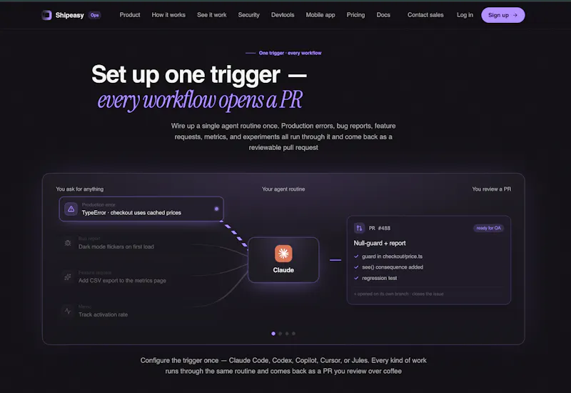Shipeasy.ai  screenshot 6