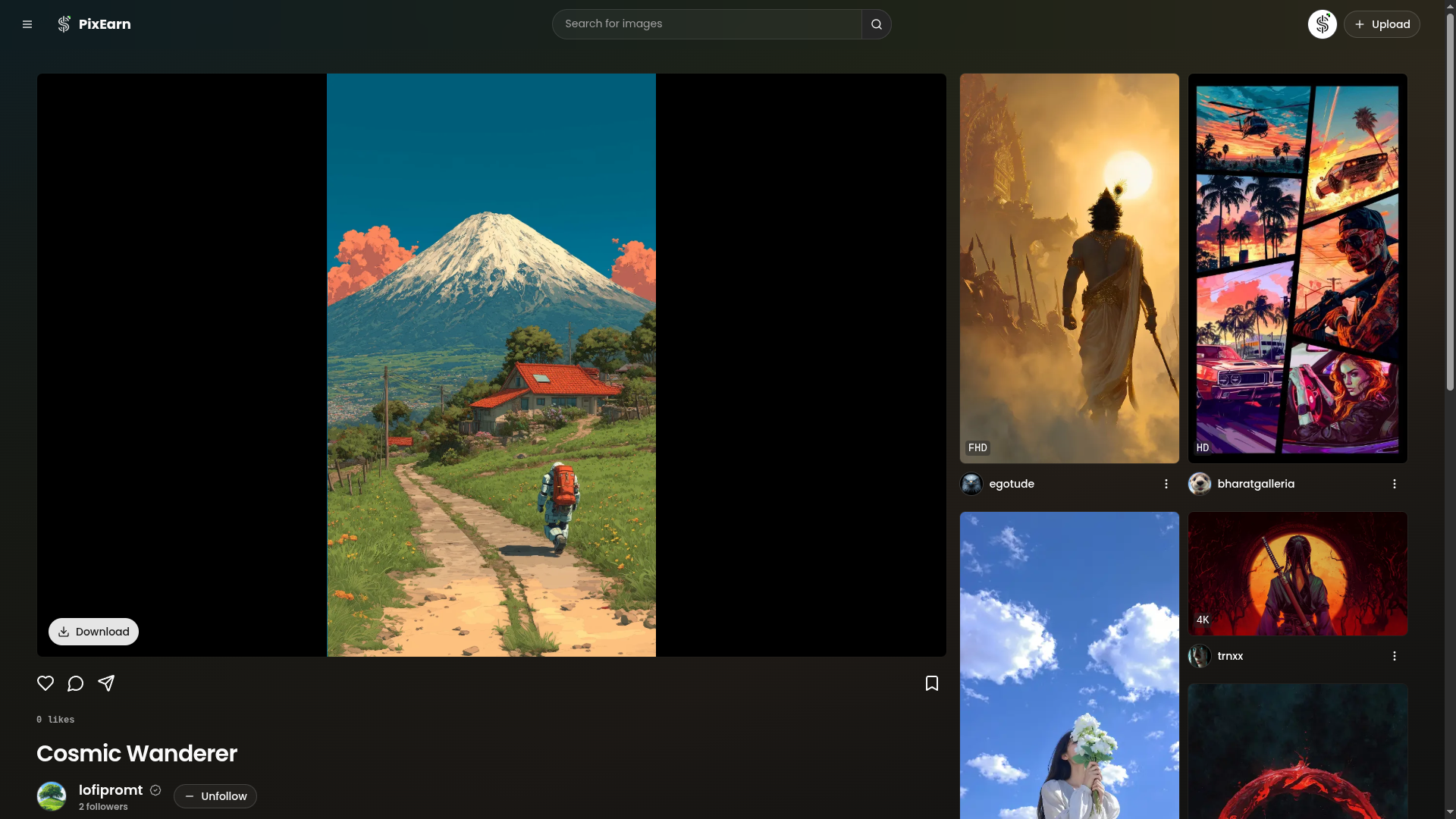 PixEarn gallery image