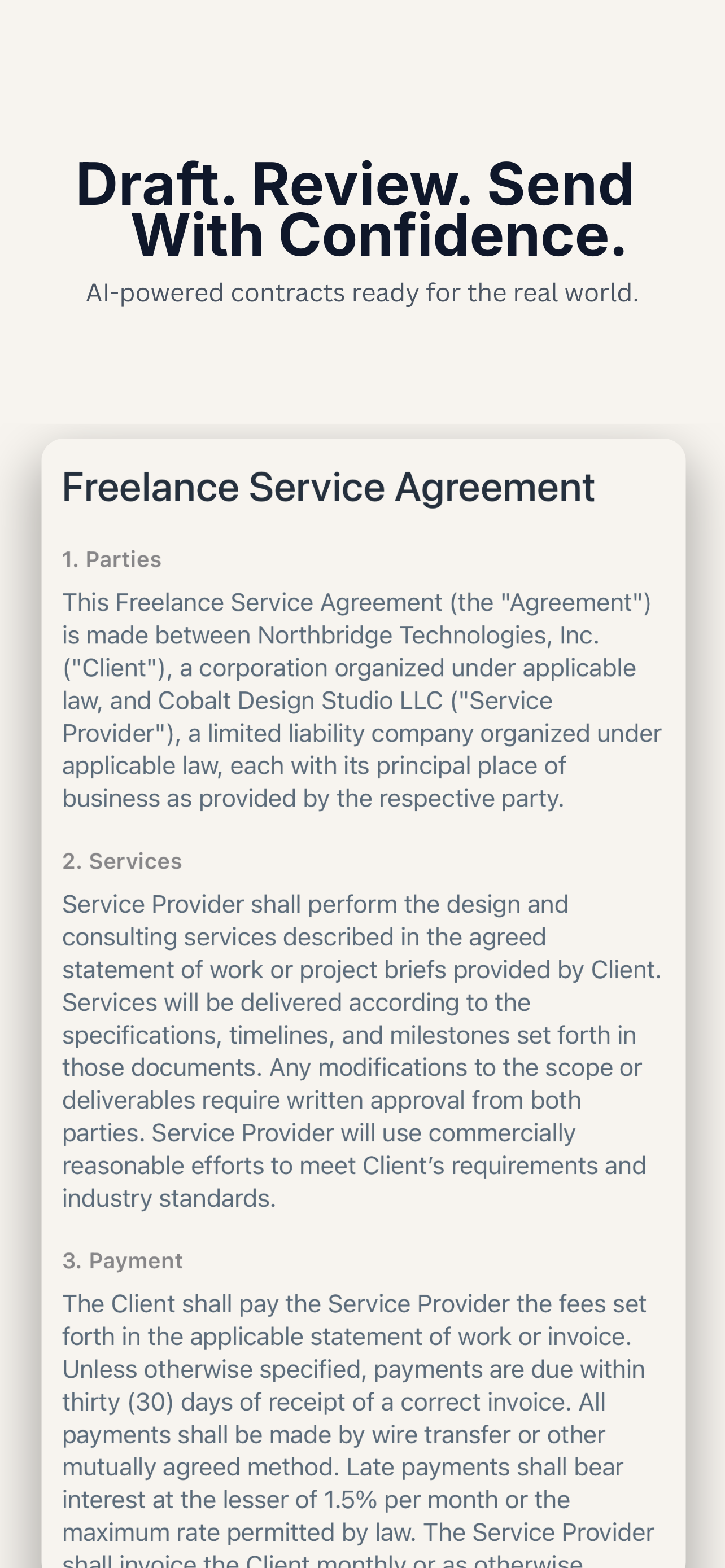 ClauseMint AI gallery image