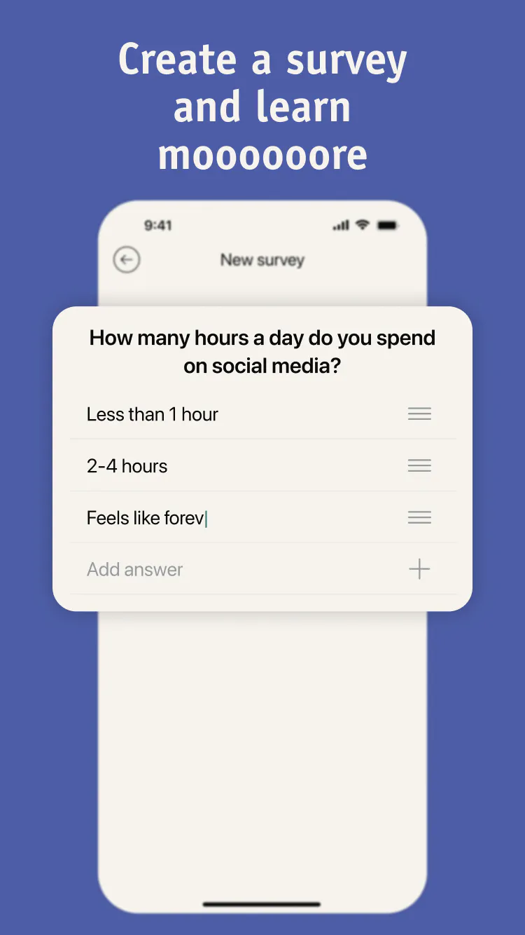 Surveva: global social polling gallery image