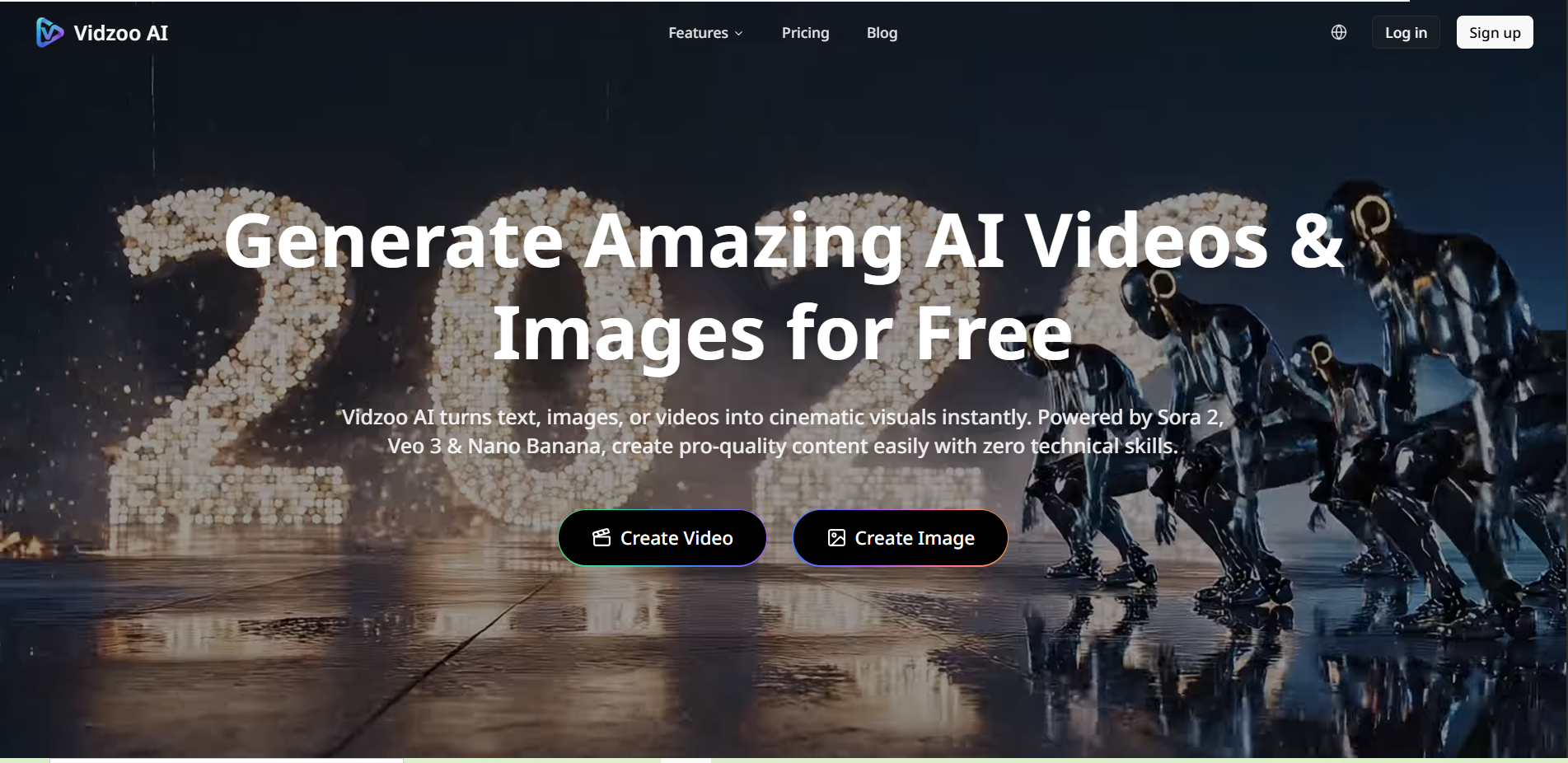 Vidzoo AI - Main product screenshot demonstrating key features and user interface