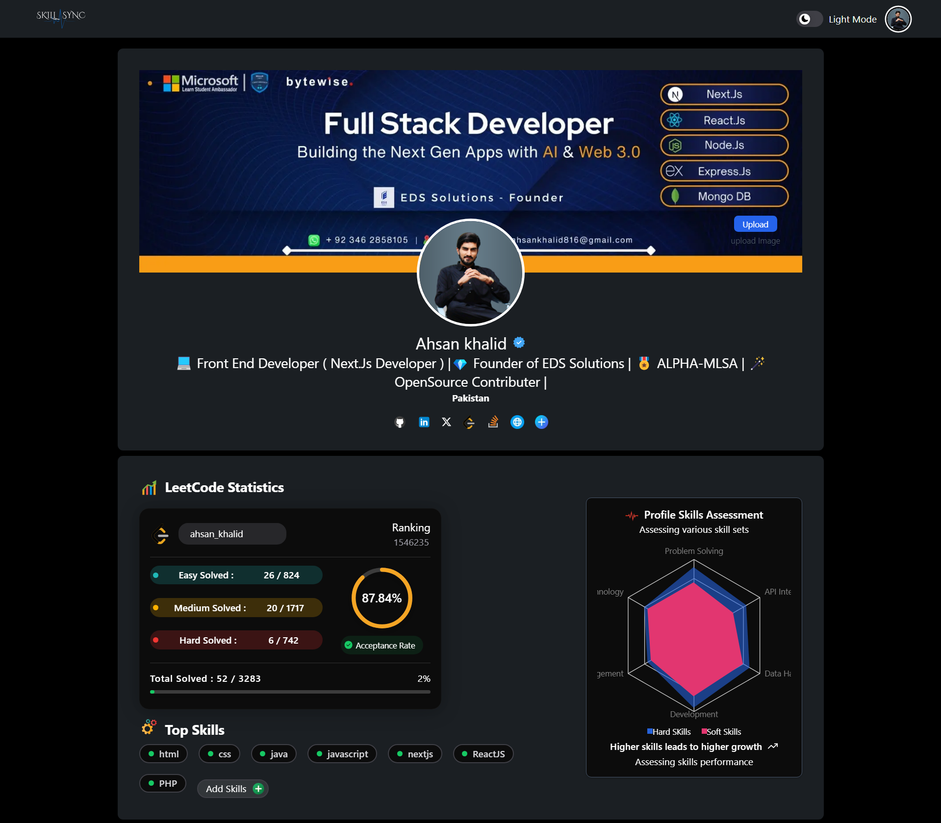 Skillsync - Ein Entwicklergenerator fungiert als Ihr modernen Lebenslauf Medien 4