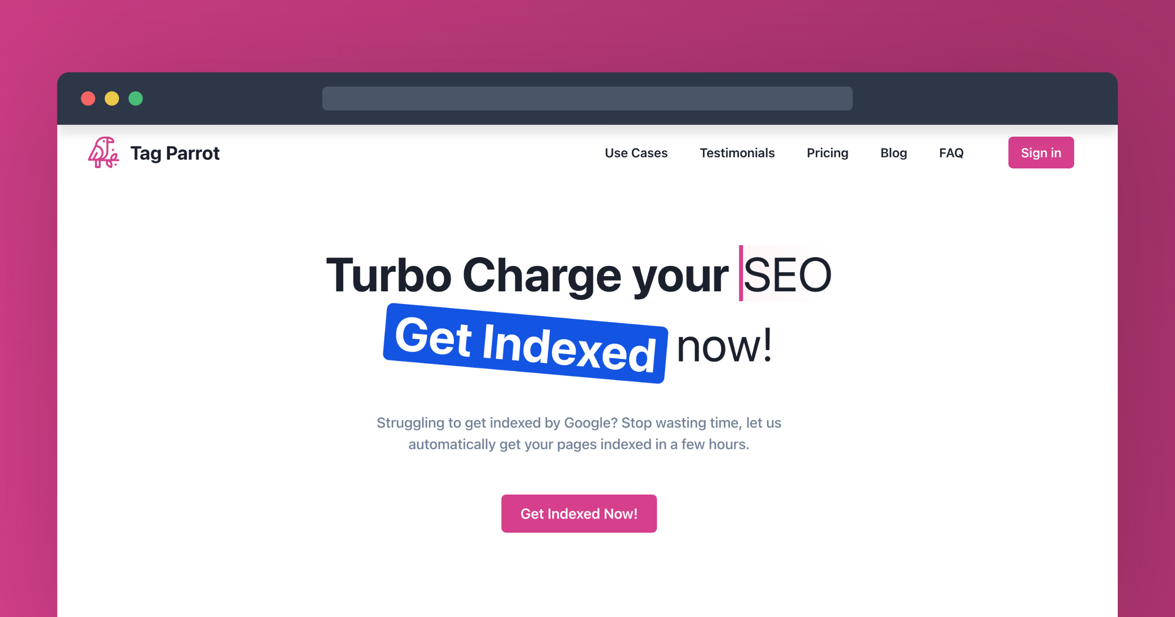 startuptile Tag Parrot-Turbo charge your SEO get indexed now