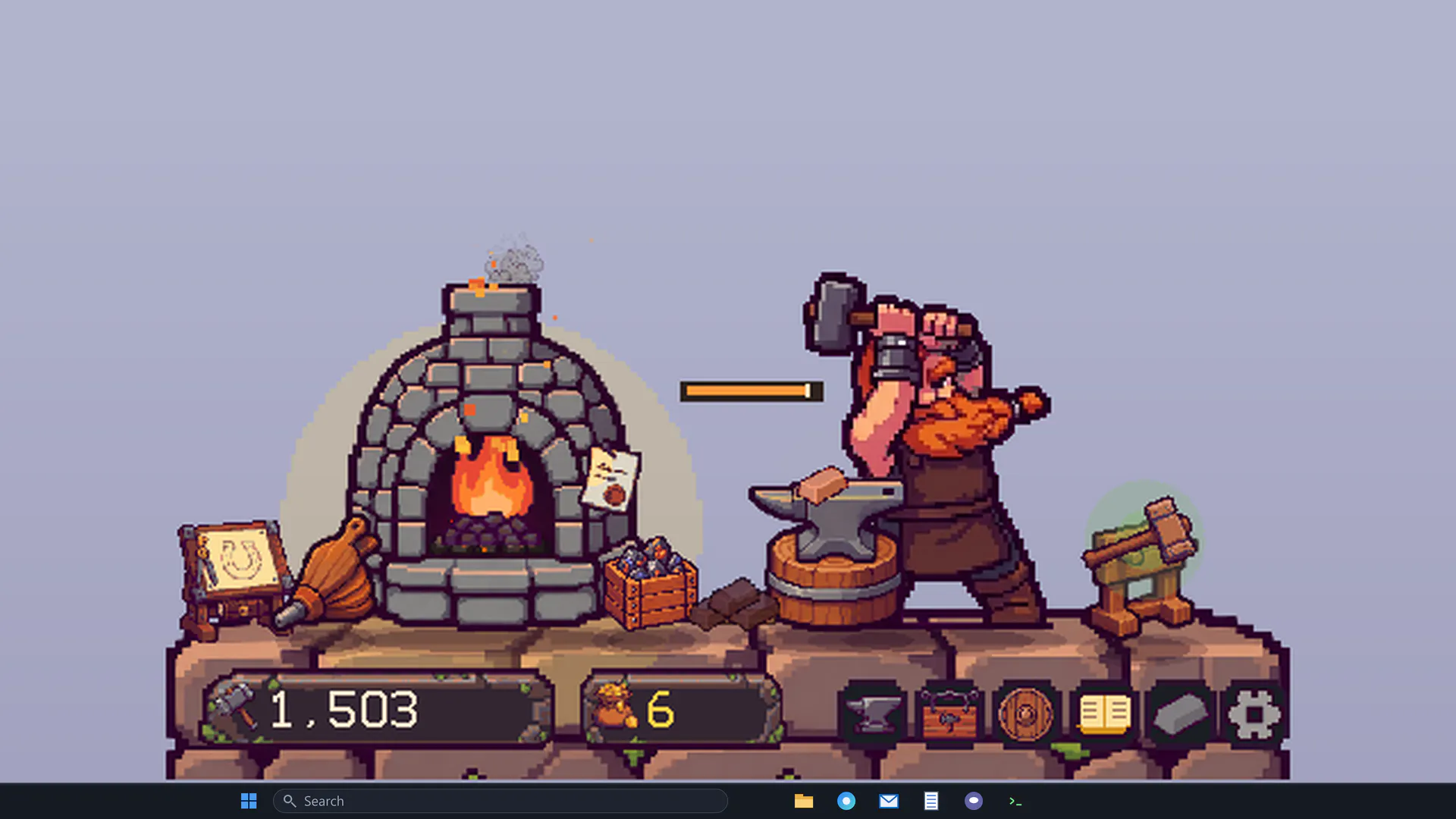My Desktop Dwarf: Taskbar Forge Demo gallery image