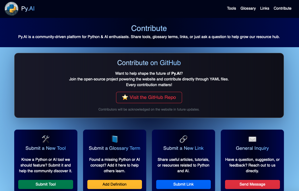 Py.AI – The Python + AI Directory - Screenshot 2 preview
