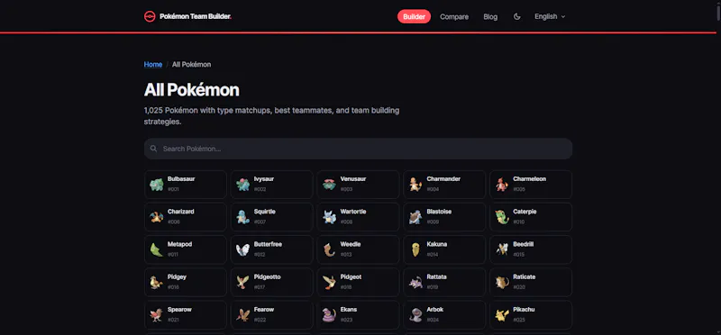 Pokémon Team Builder screenshot 4