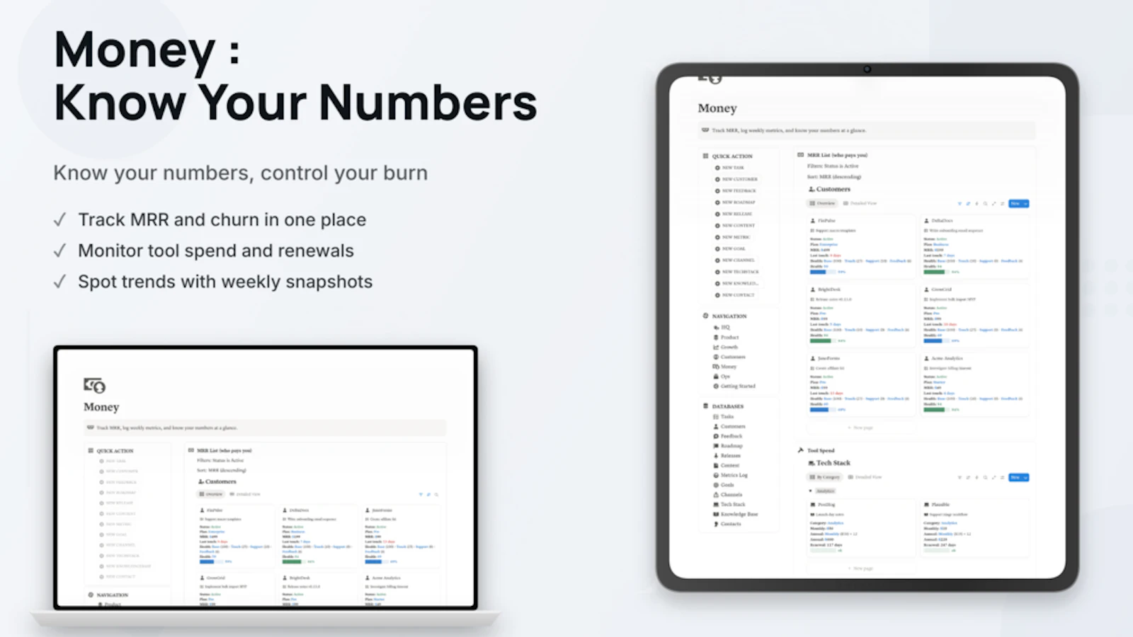 Solo SaaS Founder OS screenshot 4