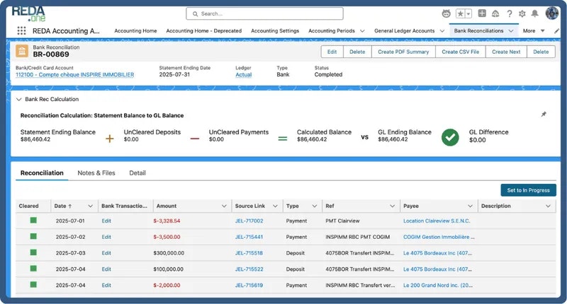 REDA One (Salesforce-Native) - Screenshot 4 showing product features and functionality