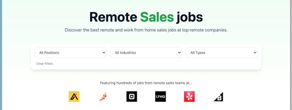 Remote Sales Jobs gallery image