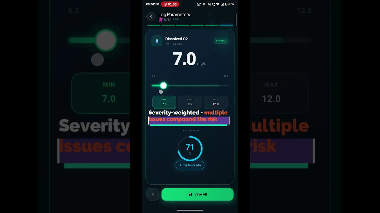 Tankly: Aquarium Tracker & Log screenshot 1 (video preview)