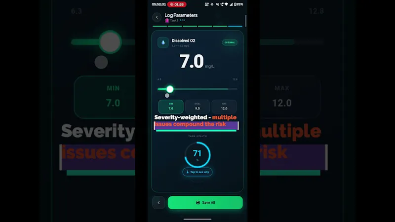 Tankly: Aquarium Tracker & Log screenshot 1 (video preview)