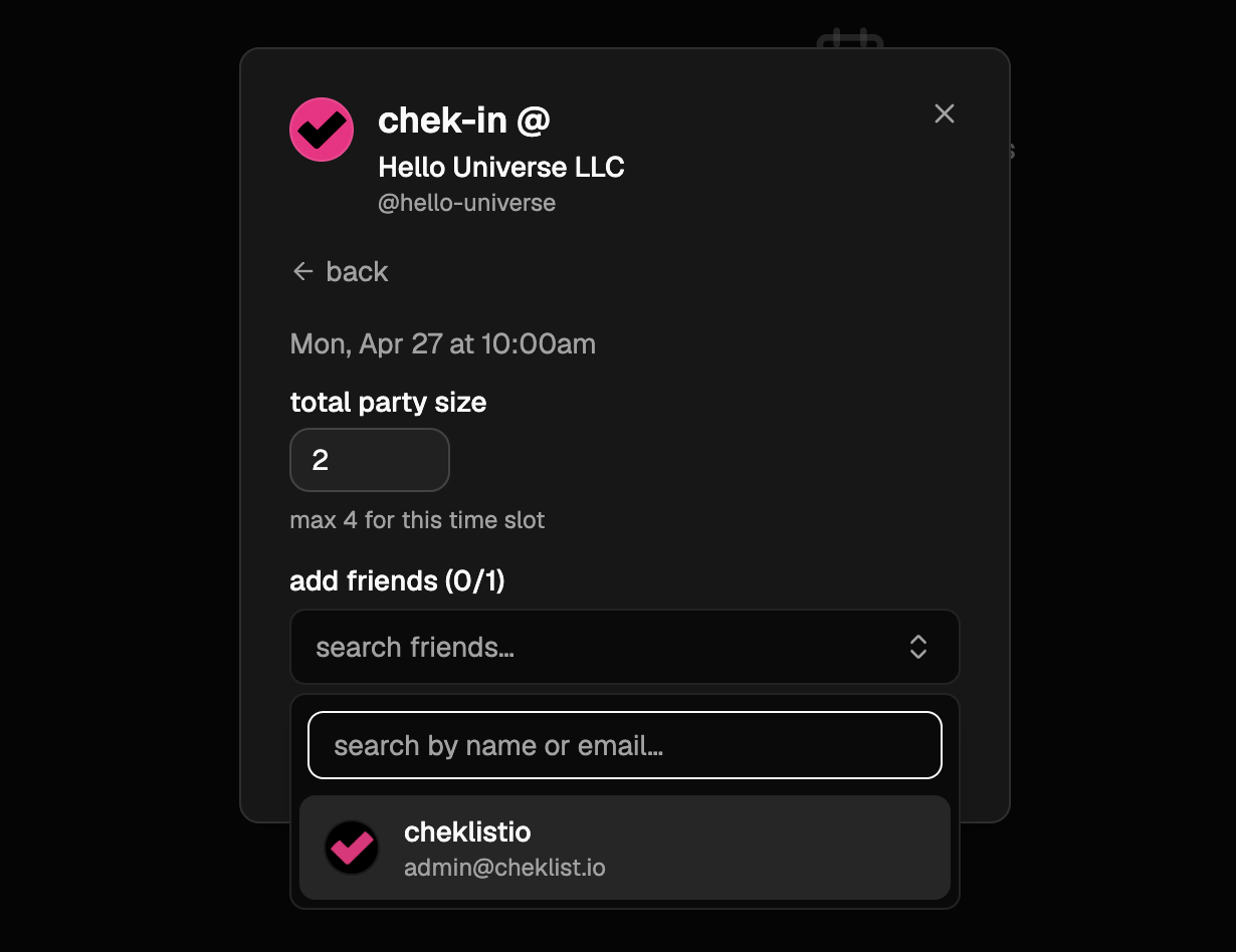 chek-in gallery image