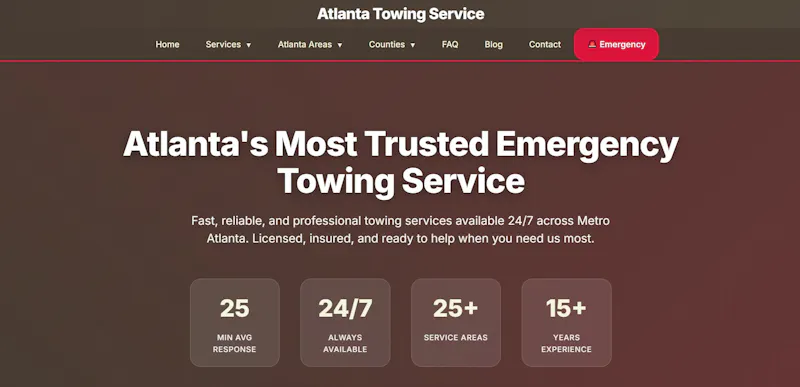 Atlanta Towing Service screenshot 2