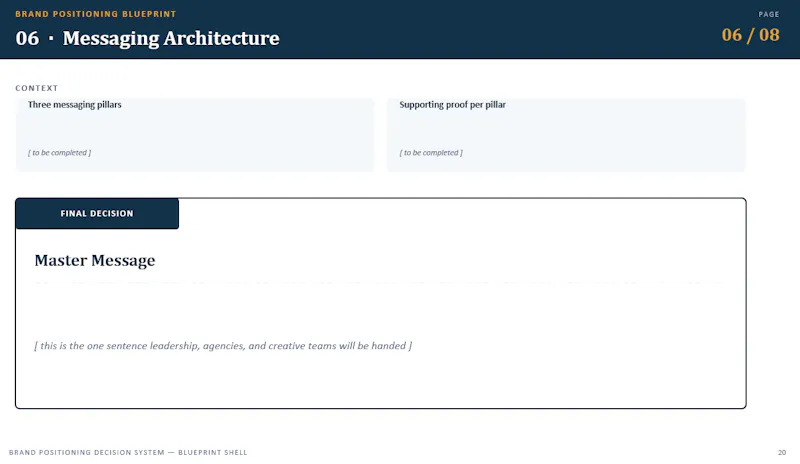 Brand Positioning Decision System screenshot 4