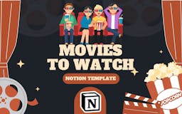 Movies Tracker with Notion media 1