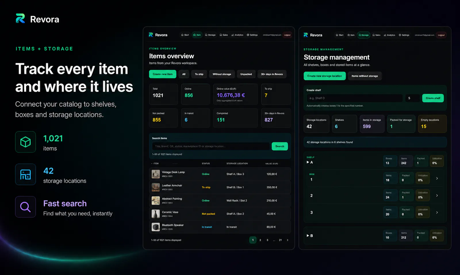 Revora screenshot 1
