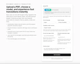 PDF Translate – Free PDF Translator gallery image