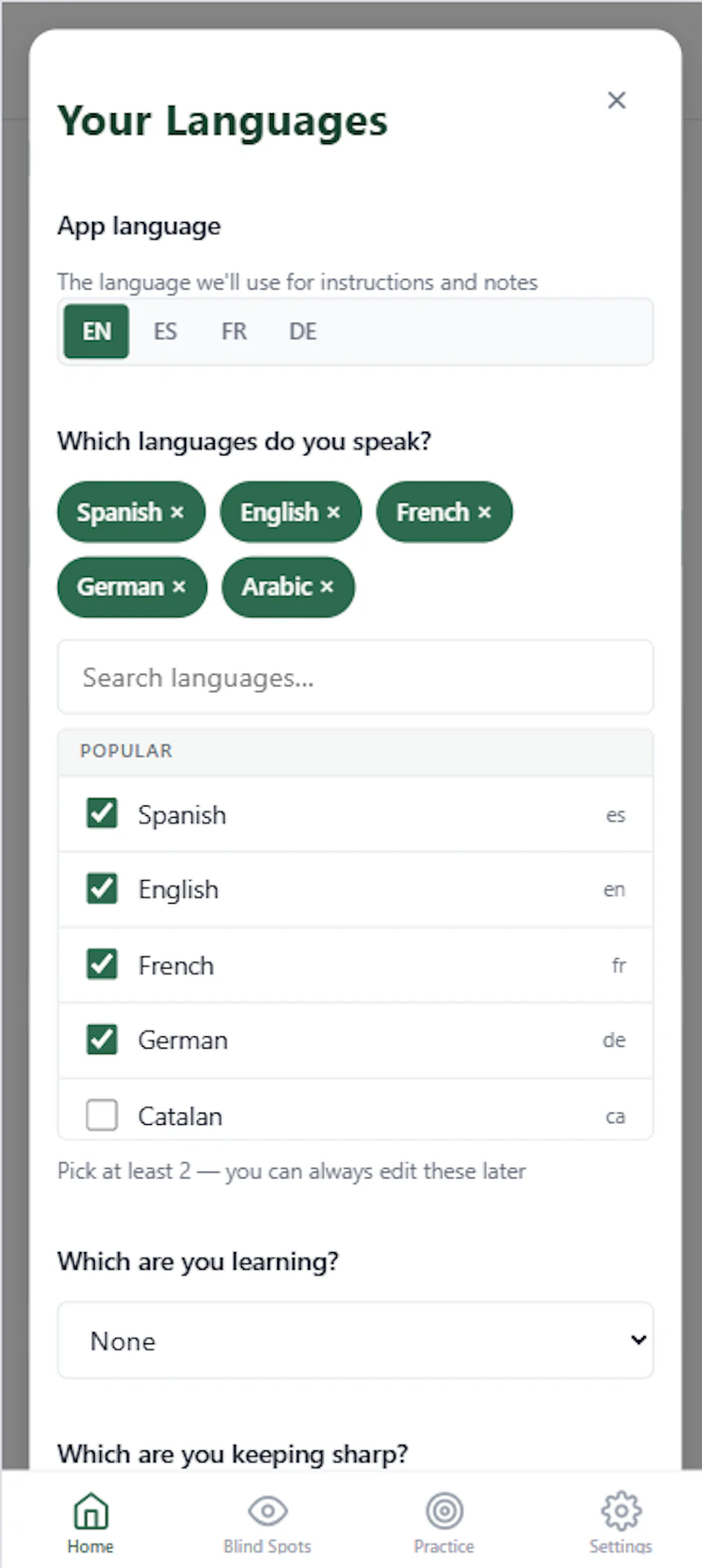 PolyKeep - Keep All Your Languages Sharp screenshot 5