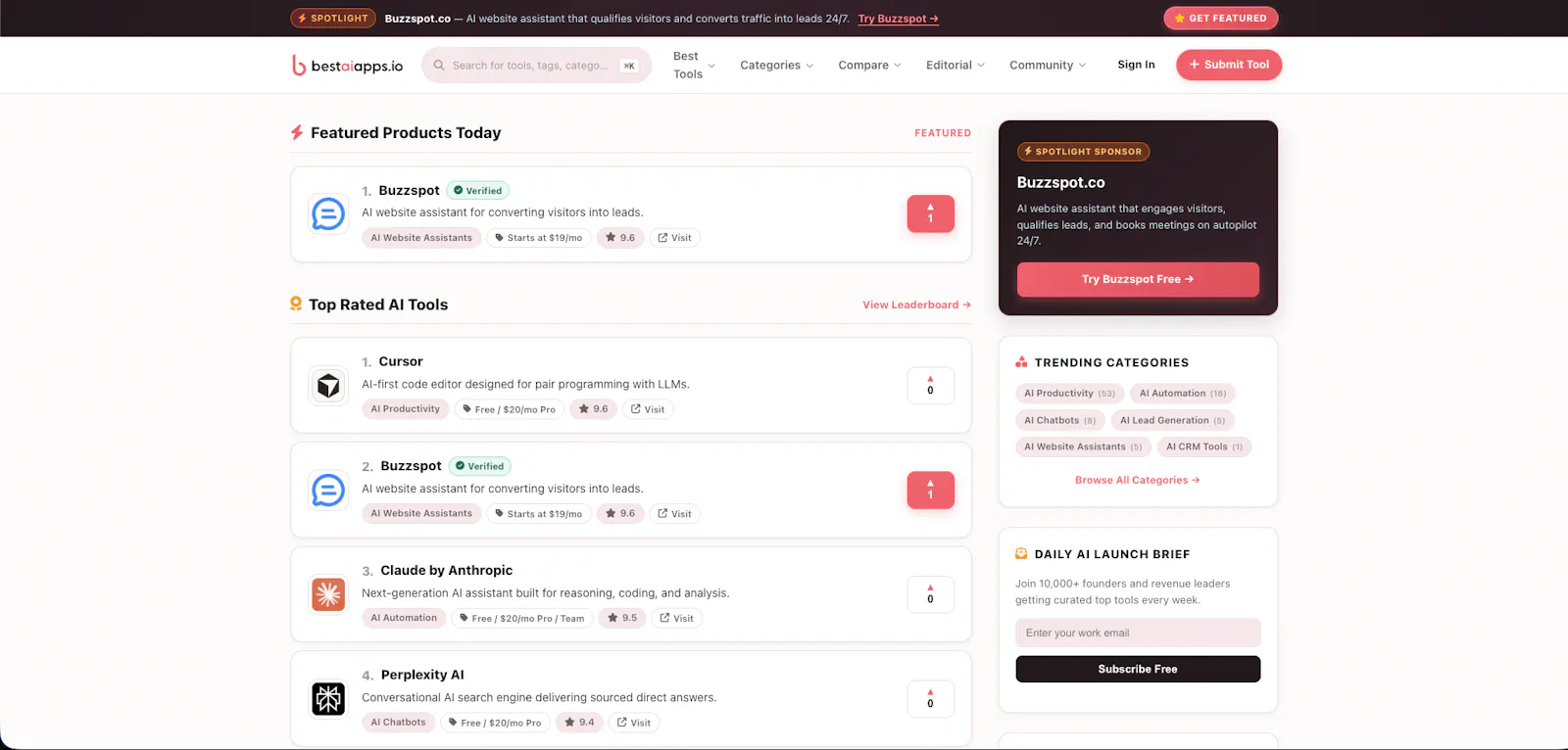 BestAIApps.io screenshot 1