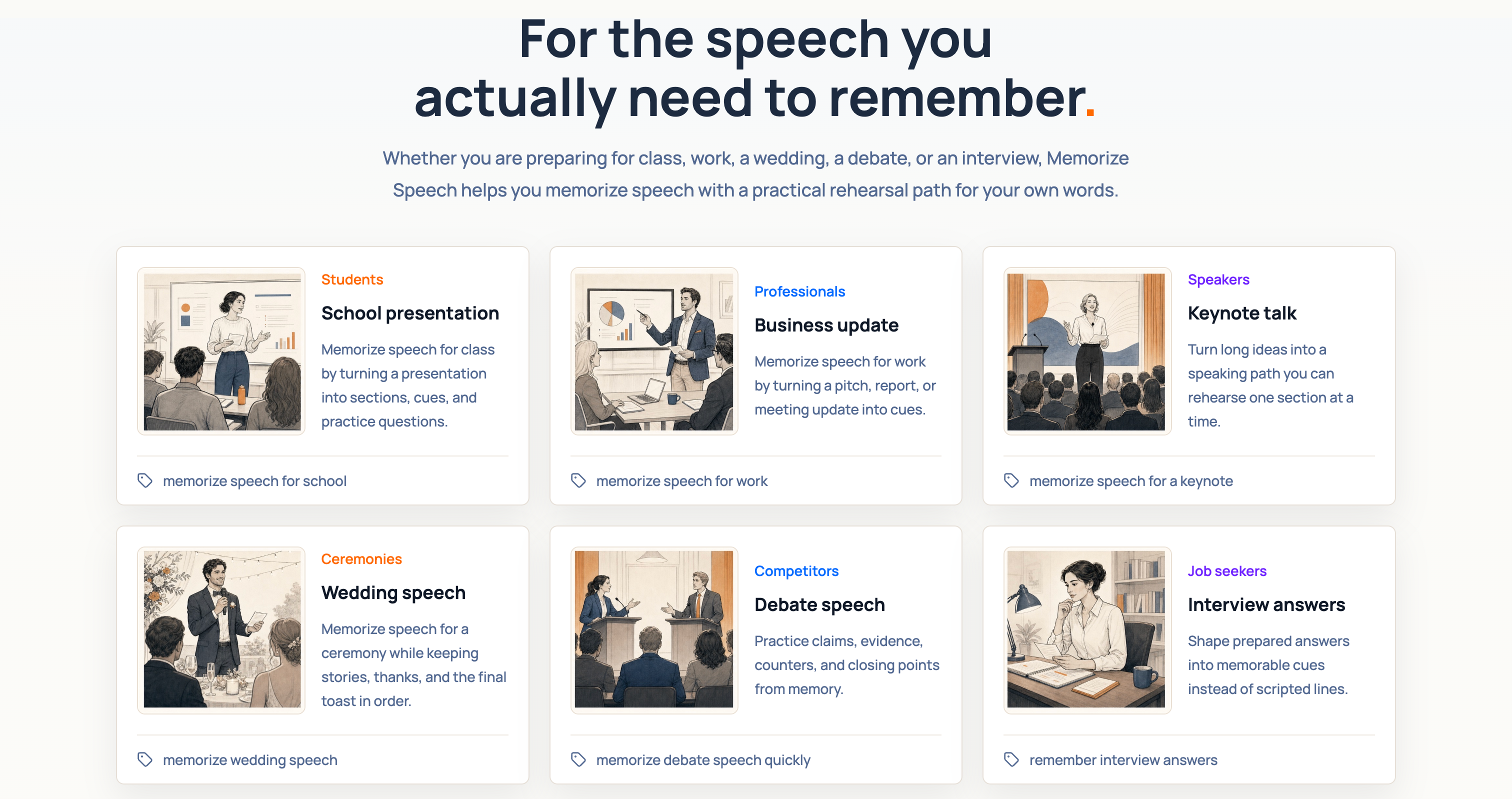 Memorize Speech gallery image