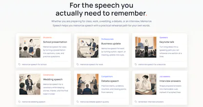 Memorize Speech gallery image