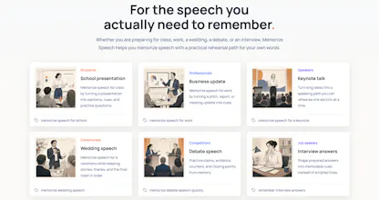 Memorize Speech gallery image