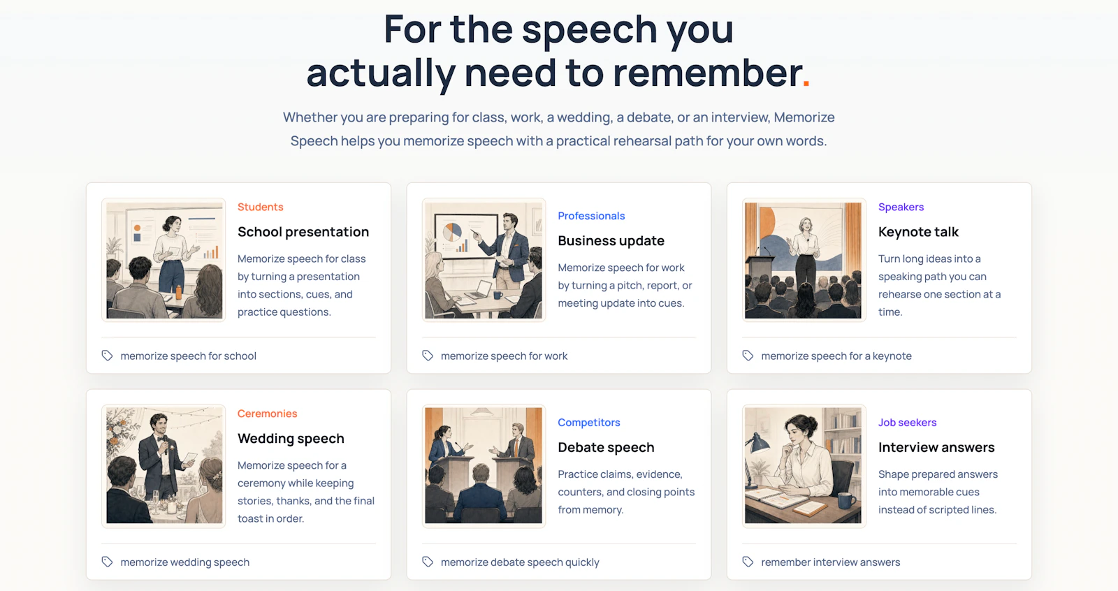 Memorize Speech screenshot 3