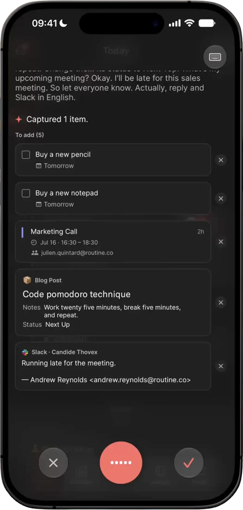 Routine AI screenshot 2
