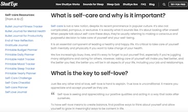 Self-care: Tips & Hacks by ShutEye gallery image