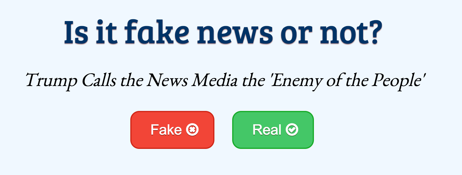 Is it fake news or not? gallery image