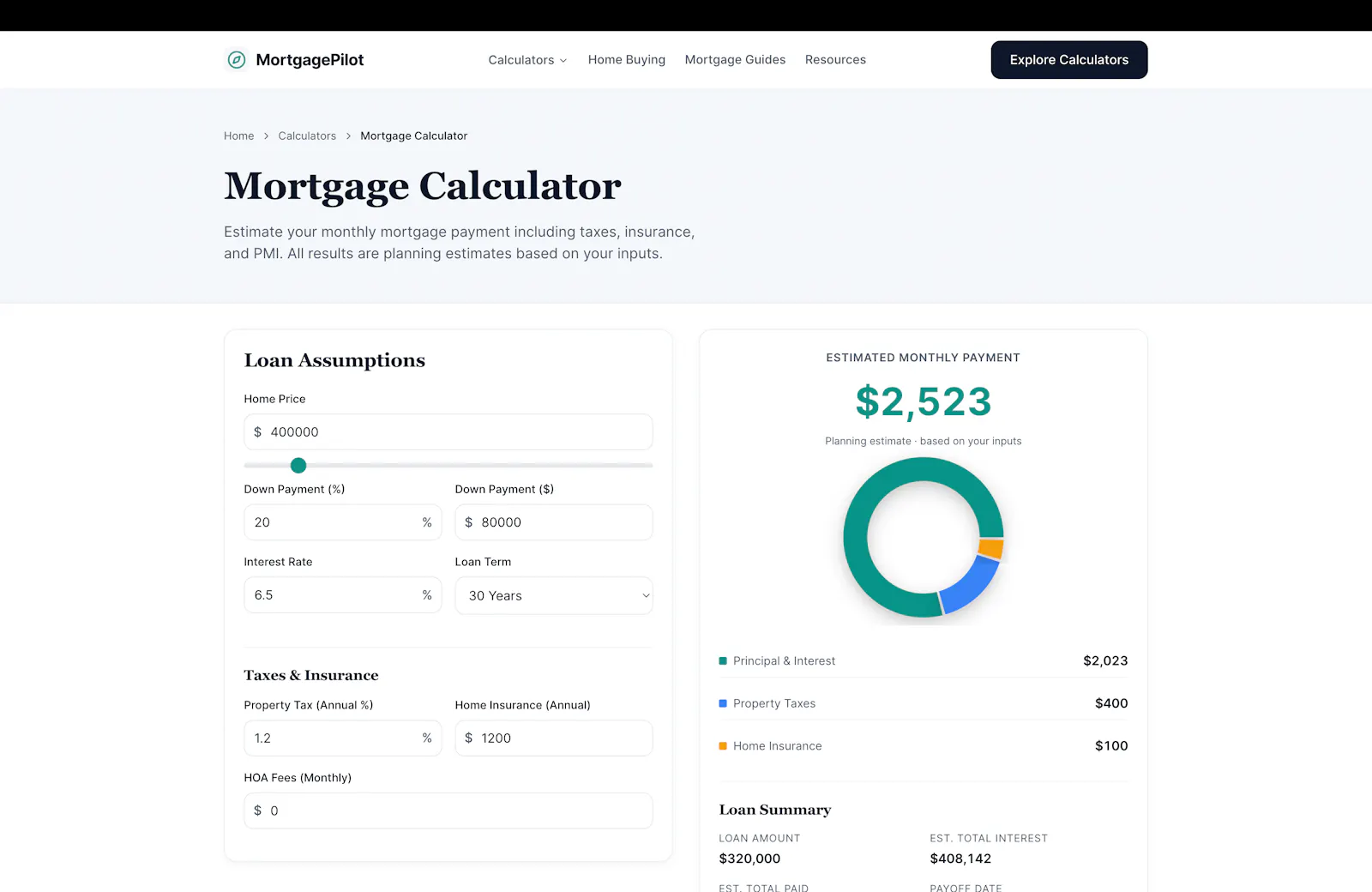 MortgagePilot screenshot 2