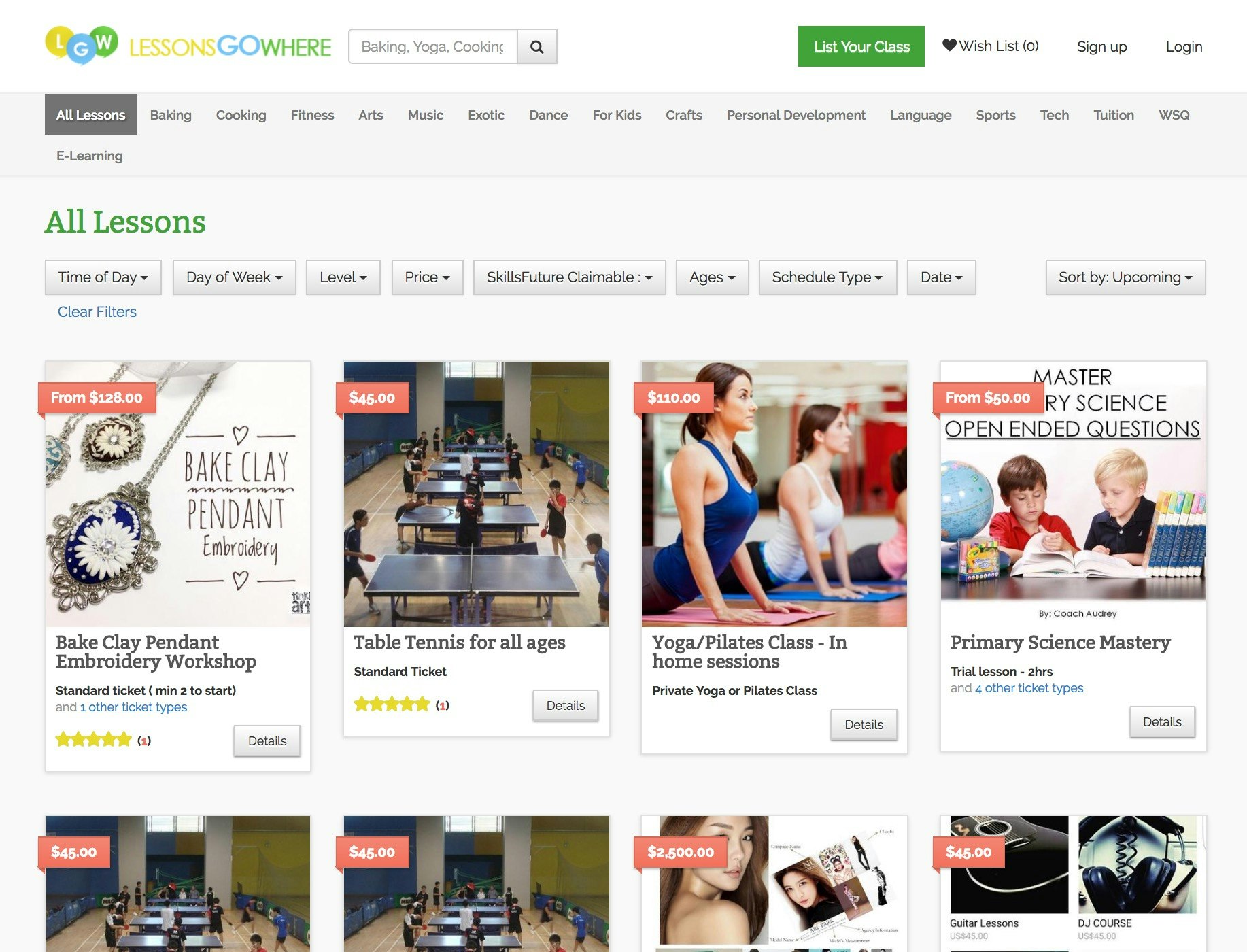 LessonsGoWhere gallery image