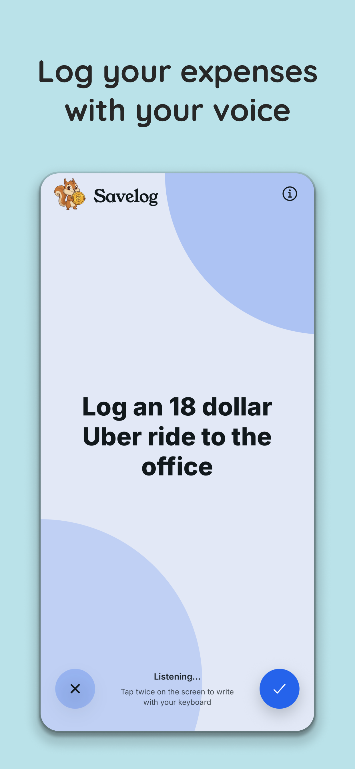 Savelog: AI Budget & Expenses gallery image