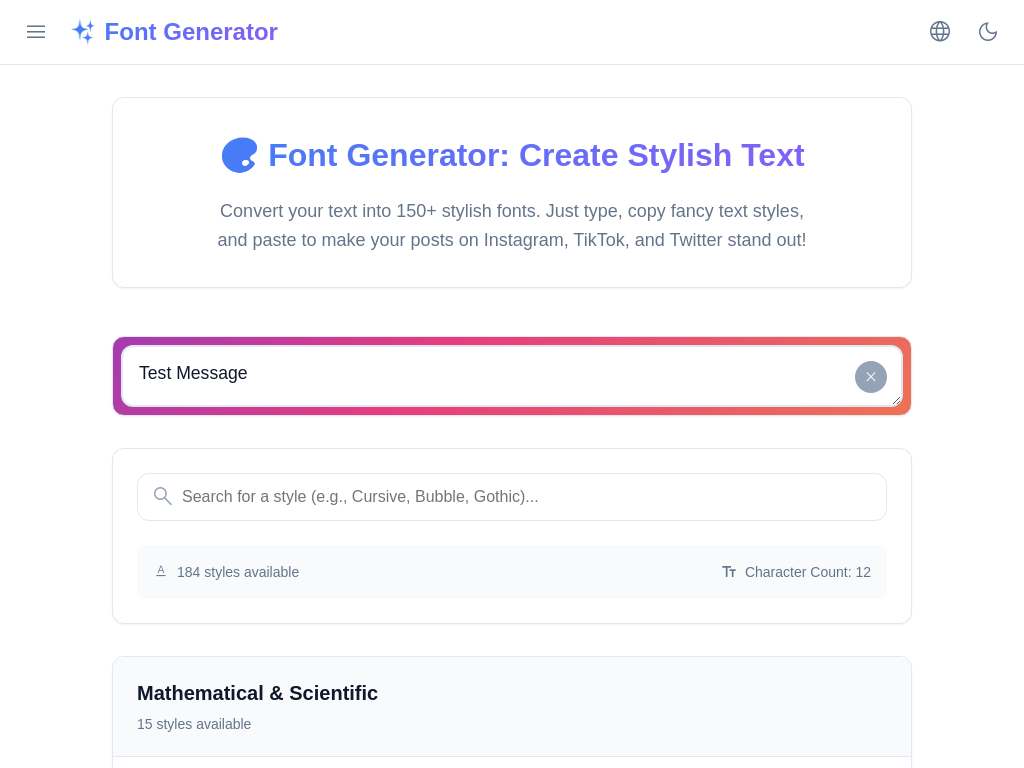 Font Generator gallery image
