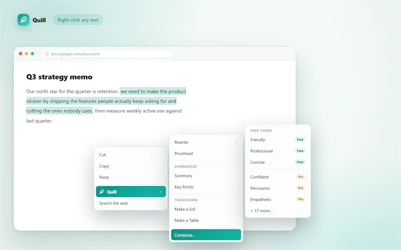 Quill screenshot 3