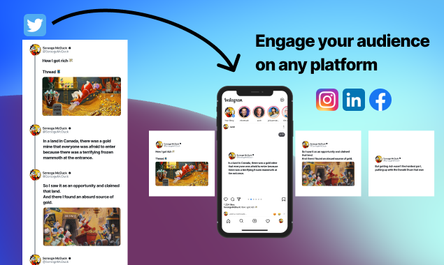 Tweet gratuito e thread Figma Template media 4