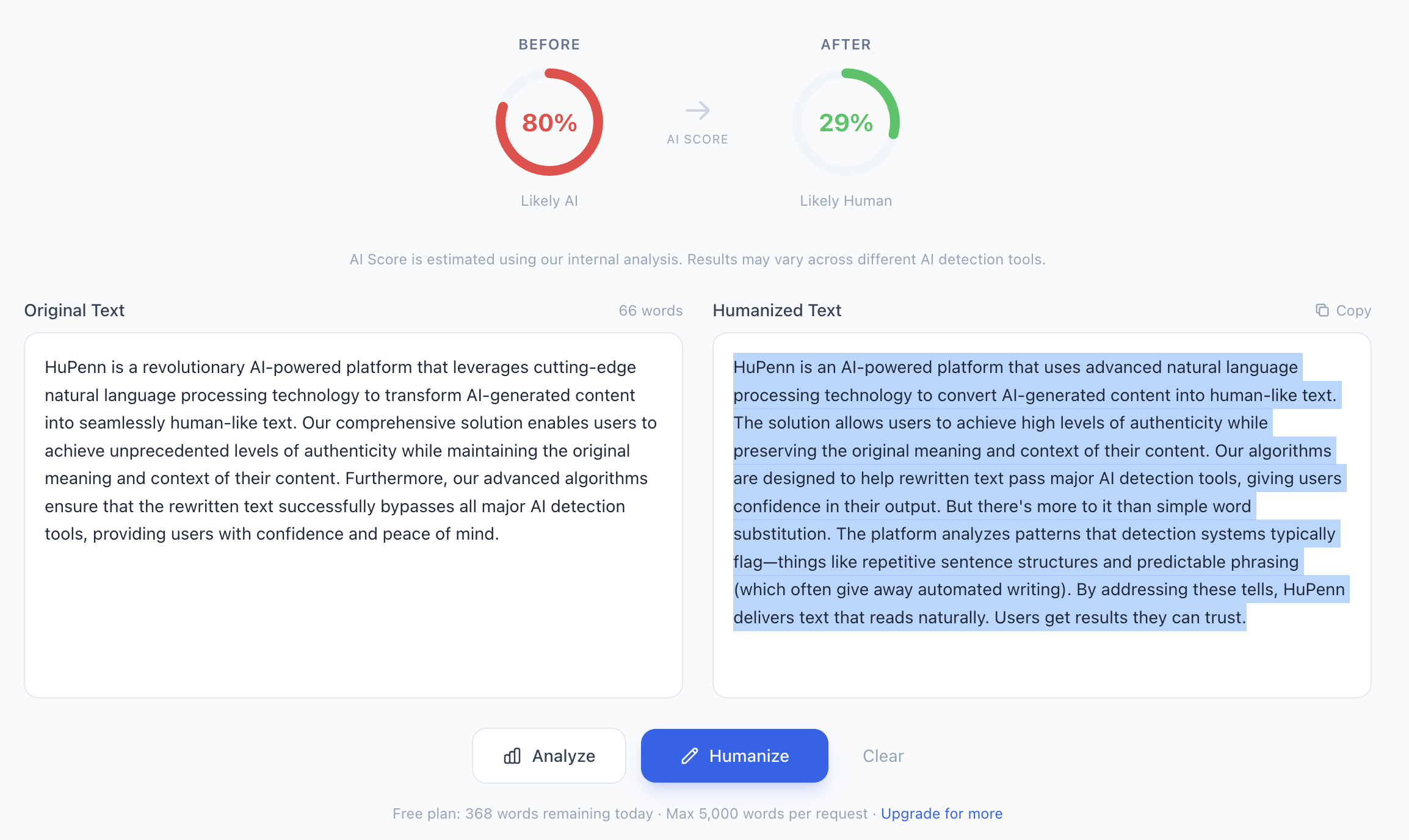 HuPenn - Screenshot 4 showing product features and functionality