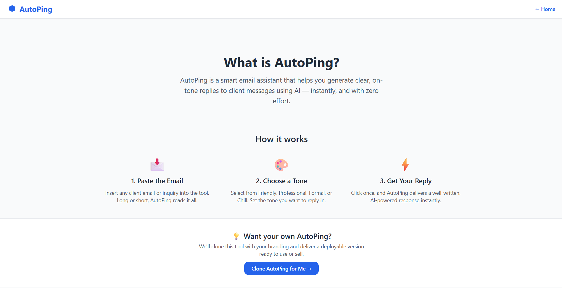 Media Autoping - Pembantu e -mel AI anda untuk balasan pintar. 2