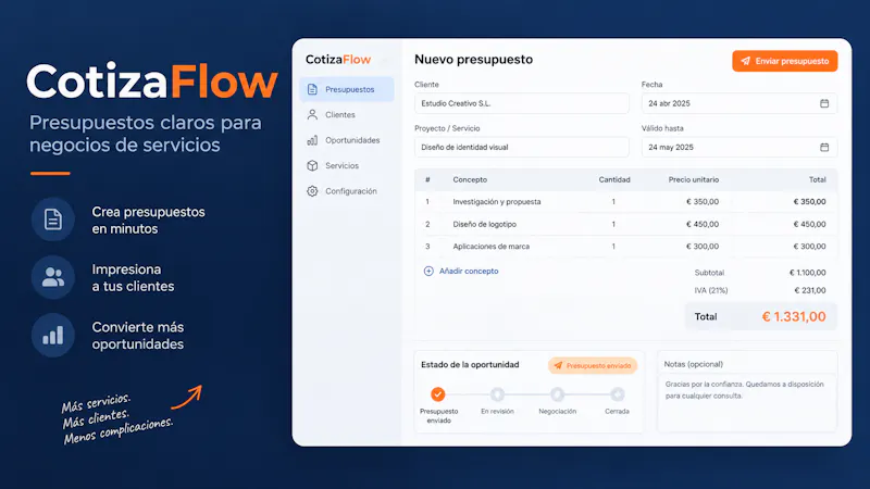 CotizaFlow screenshot 1
