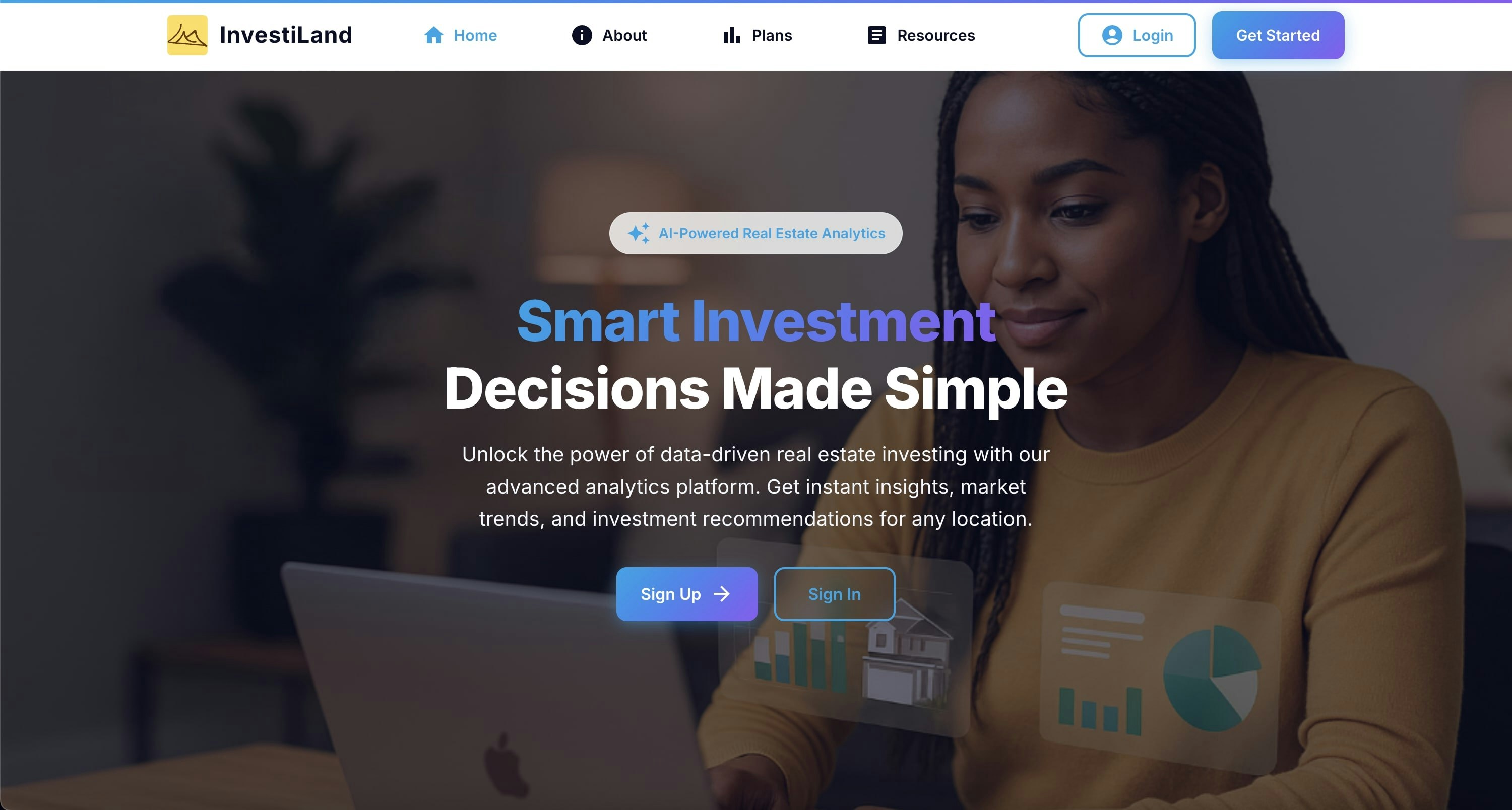 Investiland - Semplifica gli investimenti immobiliari con analisi e strumenti di intelligenza artificiale media 1