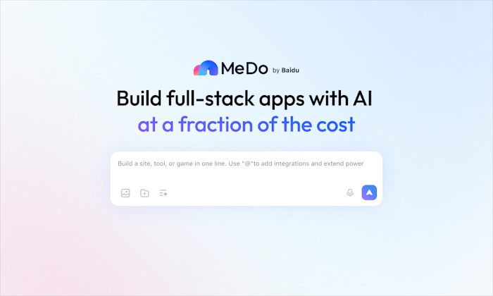 MeDo by Baidu产品图