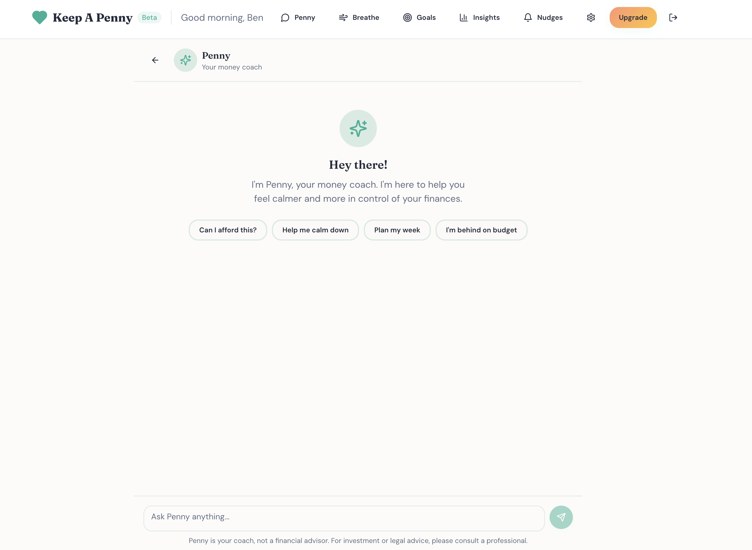 Keep A Penny - Screenshot 3 showing product features and functionality