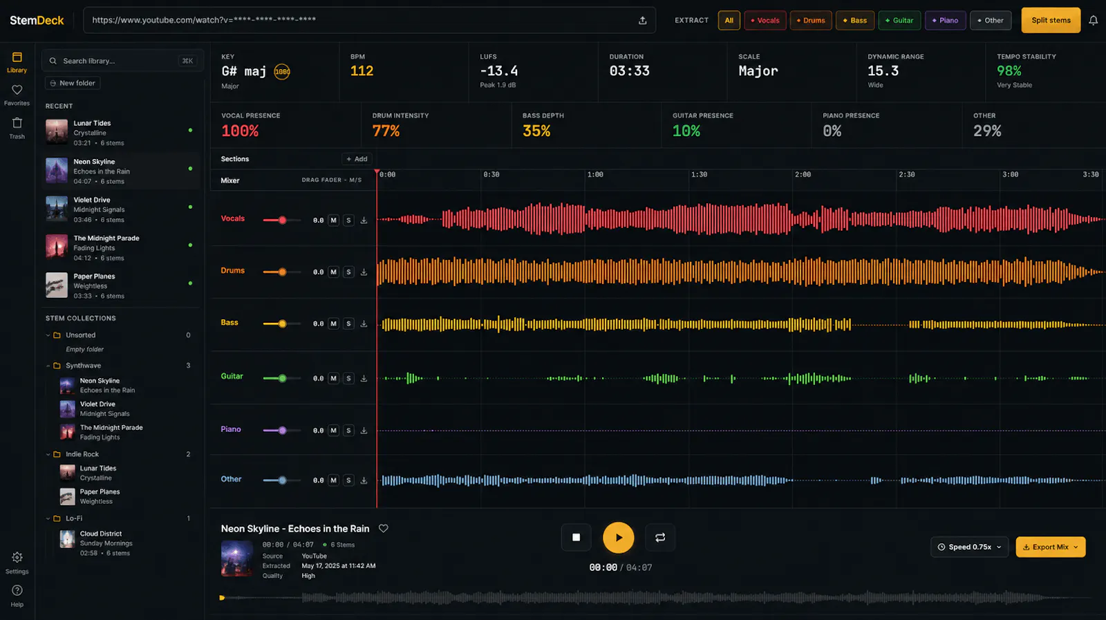 StemDeck screenshot 2