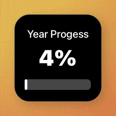 Year Progress Widget by Widgetize