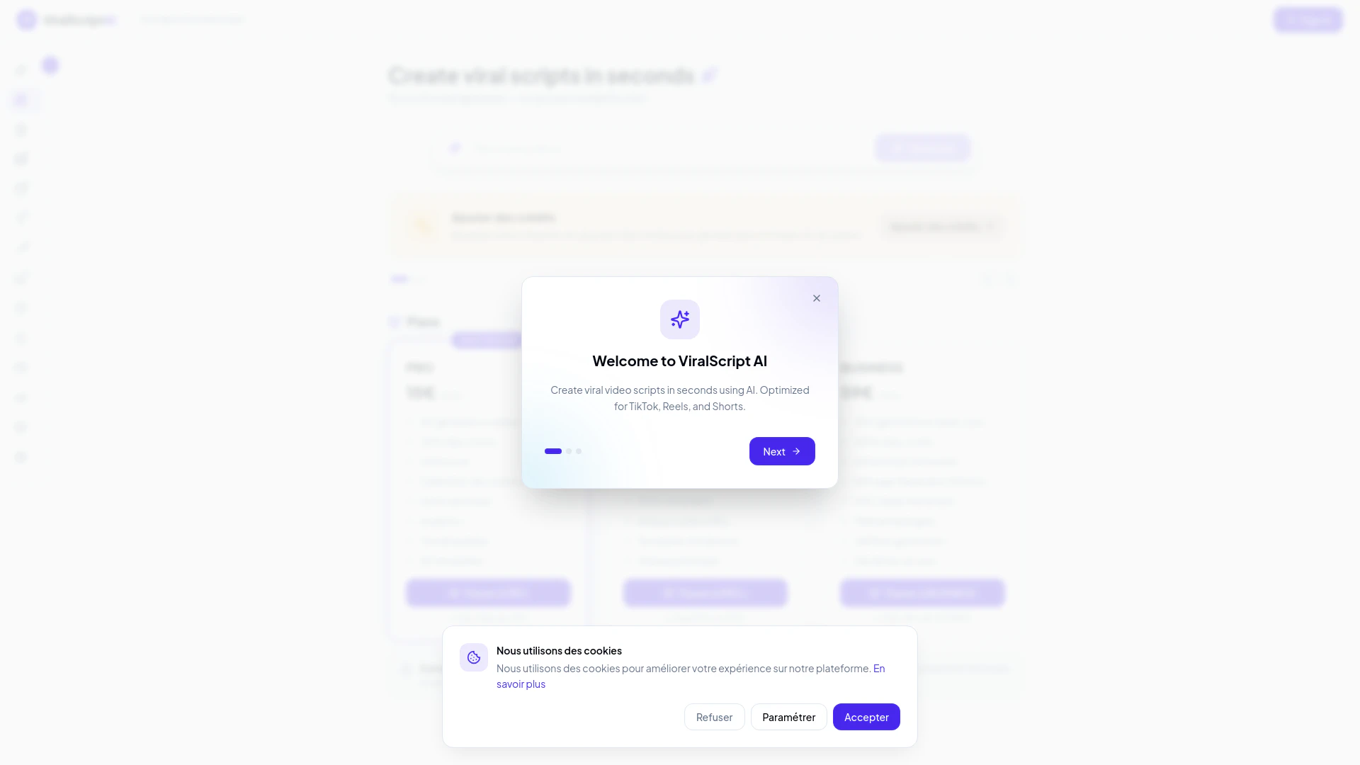 ViralScript AI 대표 미리보기