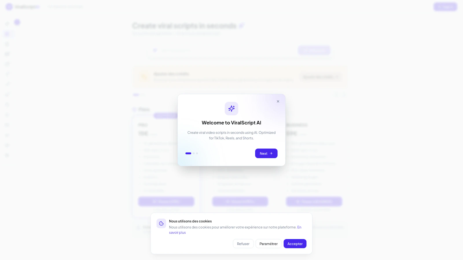 ViralScript AI screenshot 1
