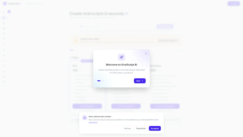 ViralScript AI screenshot 1
