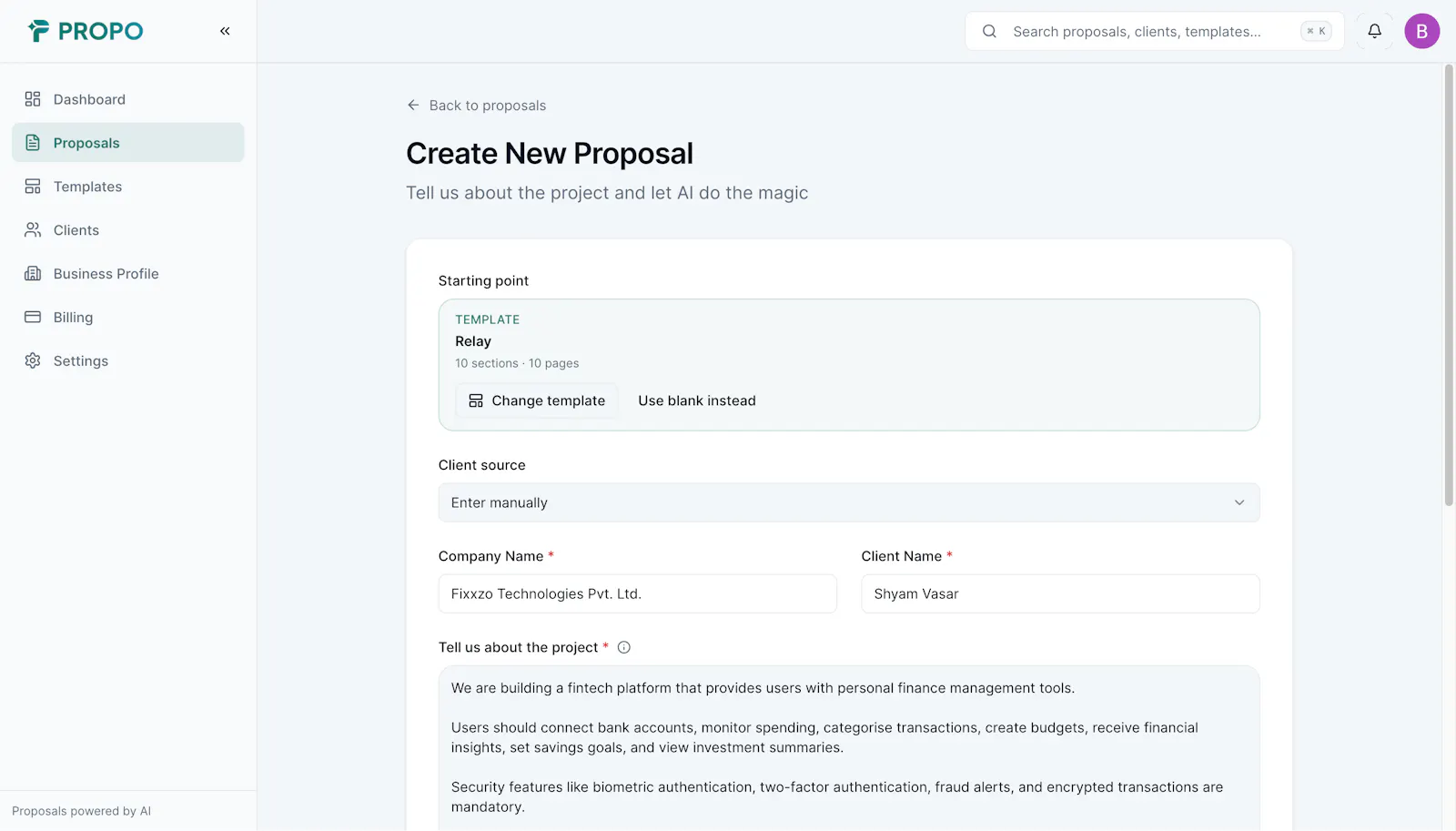 Propo screenshot 3